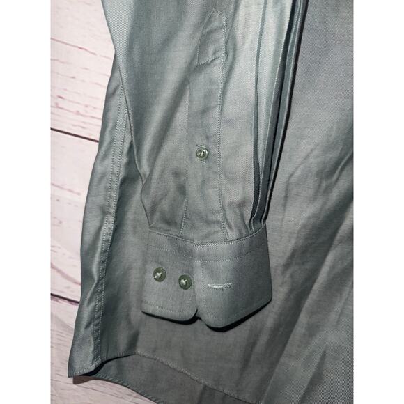 Jos.A.Bank Gray Mens Button Up Sz M - Picture 3 of 9